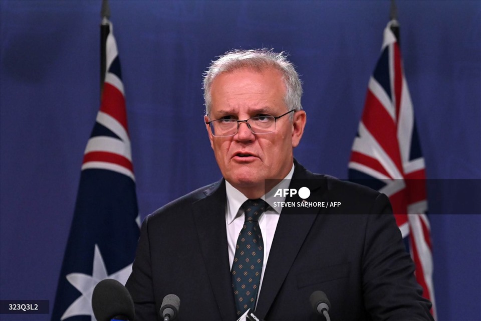 Thủ tướng Australia Scott Morrison. Ảnh: AFP
