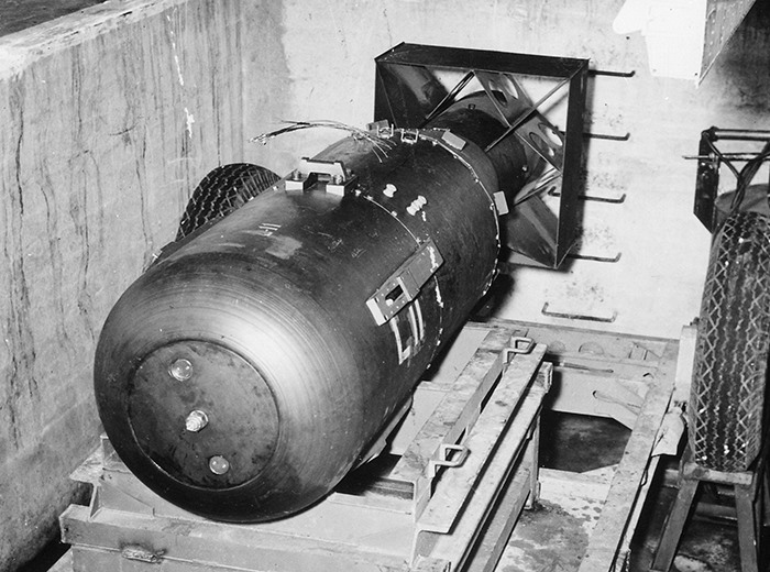 リトルボーイ、アメリカの核爆弾が日本に投下されました。 写真：ウィキ