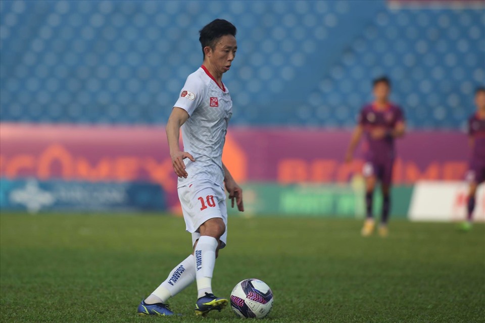 Tiền vệ Châu Ngọc Quang được triệu tập bổ sung trong đội hình tuyển Việt Nam. Ảnh: Thanh Vũ