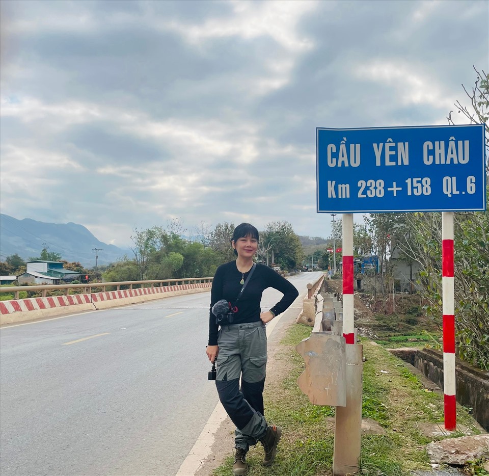 Bông Mai cho biết, cô đam mê những cung đường đẹp như mơ ở Tây Bắc. Ảnh: NVCC