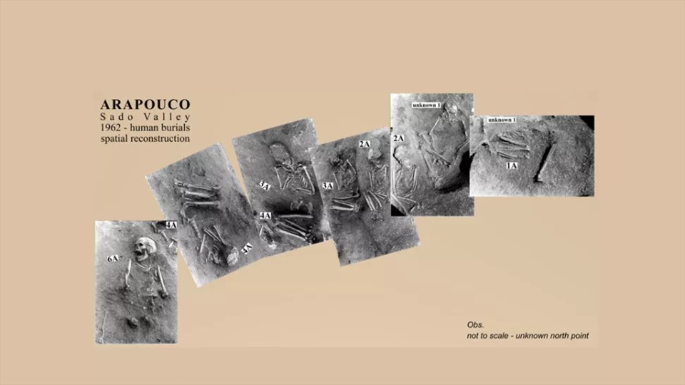 Các nhà khảo cổ học đã có thể tái tạo lại các khu chôn cất từ ​​các bản mô tả bằng văn bản, bản đồ vẽ tay và các bức ảnh mới được phát hiện. Ảnh: Peyroteo-Stjerna et al/European Journal of Archaeology