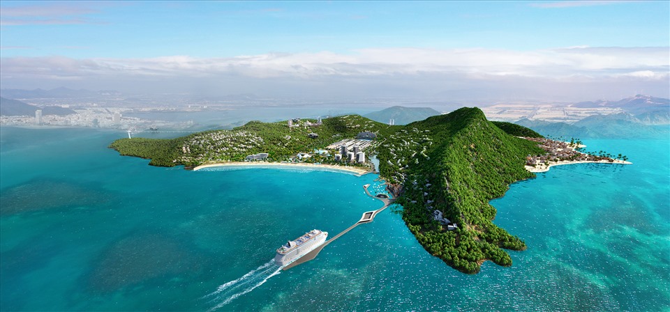 Marriott Quy Nhon Resort & Spa nằm biệt lập trên vách núi với thiết kế hòa hợp tổng thể dự án MerryLand Quy Nhơn