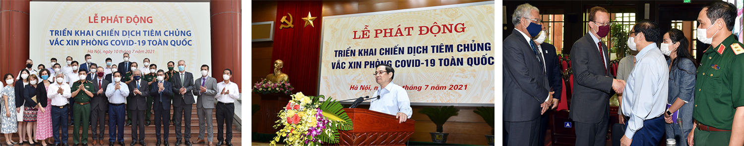 Việt Nam đã sớm đạt được mục tiêu tiêm chủng mà WHO đặt ra nhờ những nỗ lực ngoại giao vaccine và tiến hành tiêm nhanh chóng, an toàn, hiệu quả.
