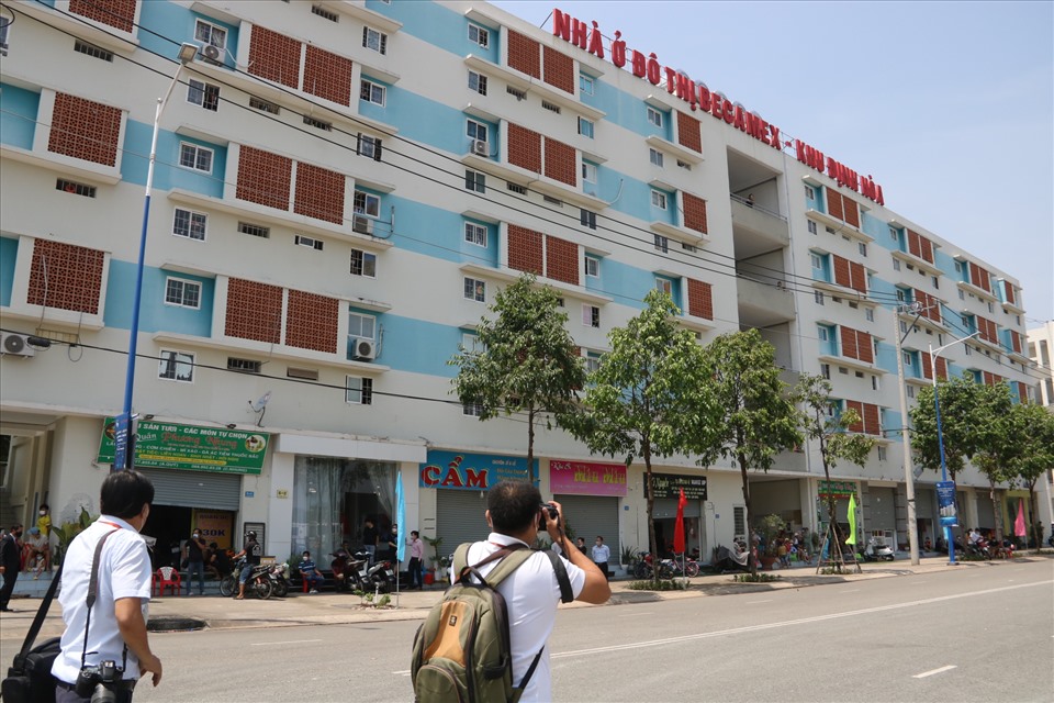 Khu nhà ở xã hội Định Hòa đang tạo điều kiện an cư cho hàng ngàn công nhân lao động. Ảnh: Đình Trọng