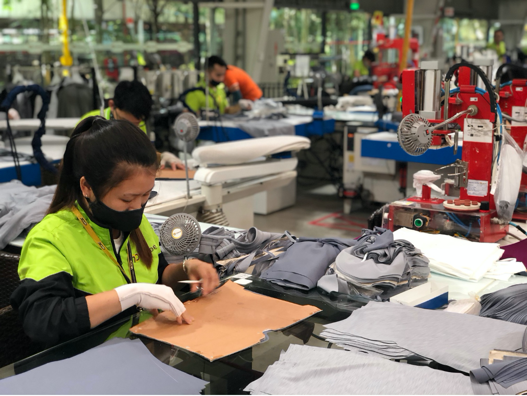 Một công ty may mặc ở Thái Bình tham gia chương trình cải thiện hiệu suất môi trường của dự án FABRIC/GIZ (Nguồn: GIZ)