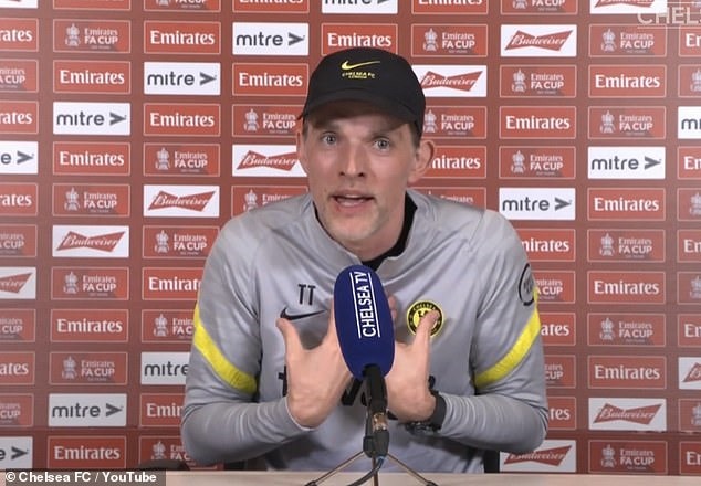 Tuchel rất khó chịu với những câu hỏi về chính trị. Ảnh: Chelsea FC