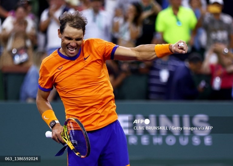 Nadal quá bản lĩnh và kinh nghiệm, trong khi Alcaraz có sức mạnh, sự bền bỉ nhưng còn thiếu chiến thuật. Ảnh: AFP