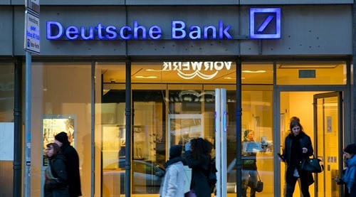Ngân hàng Deutsche Bank dừng hoạt động tại Nga. Ảnh: AFP