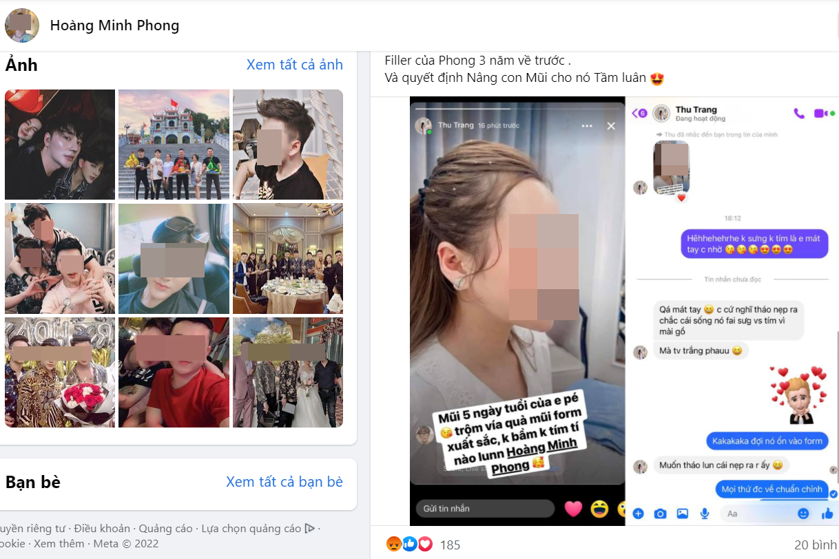 Một trong số những bài đăng quảng cáo trên trang Facebook cá nhân của Phong. Ảnh:  Chụp MH