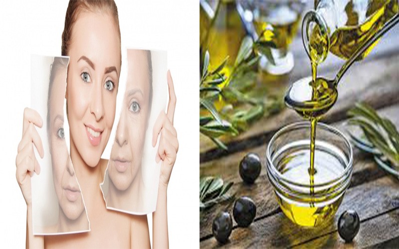 Dầu olive: Dầu olive chứa các chất chống oxy hóa, như vitamin A và E. Vitamin A bảo vệ da khỏi các gốc tự do gây lão hóa. Vitamin E hỗ trợ quá trình tái tạo làn da. Do đó, bổ sung dầu olive vào chế độ ăn giúp hạn chế hình thành nếp nhăn trên da.