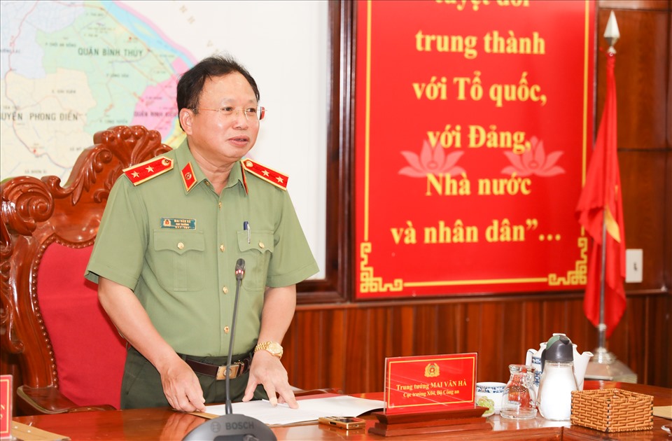 Trung tướng Mai Văn Hà - Cục trưởng X04, Bộ Công an.