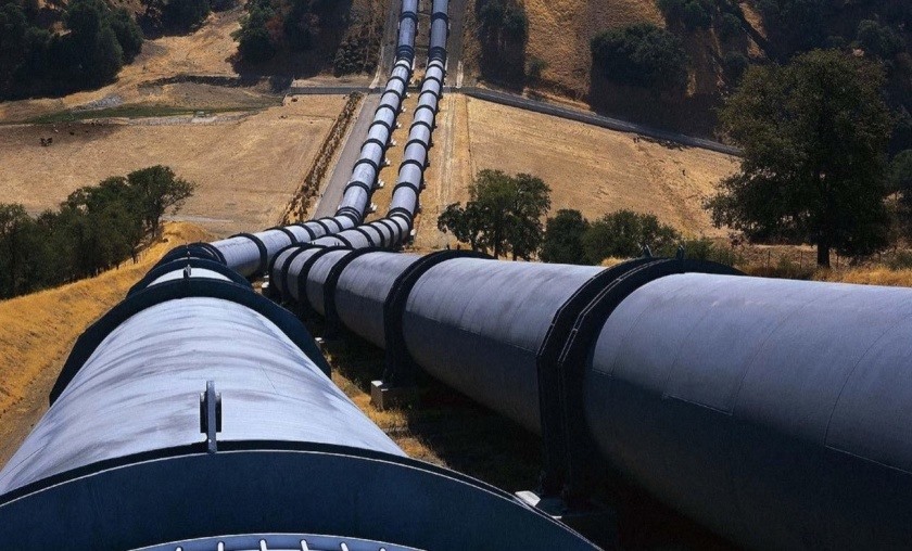 Đường ống dẫn khí chạy qua Ukraina. Ảnh: Gazprom
