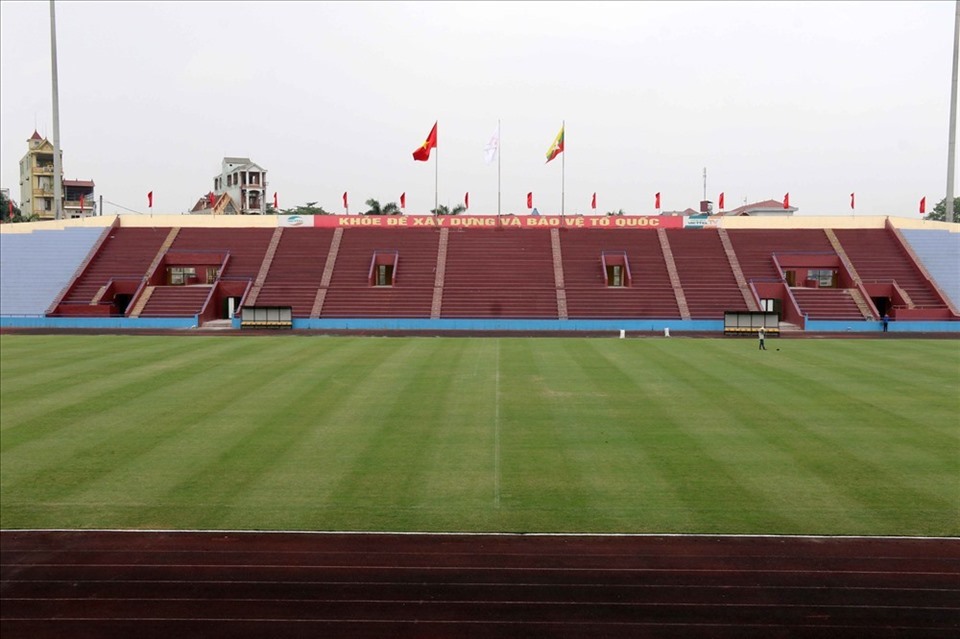 Sân vân động Việt Trì được đầu tư sửa chữa, nâng cấp cho SEA Games 31. Ảnh: Tuấn Anh