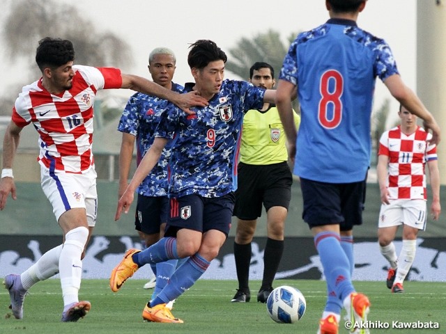 U23 Croatia đã thua U23 Nhật Bản 0-1 trước khi gặp U23 Việt Nam. Ảnh: JFA
