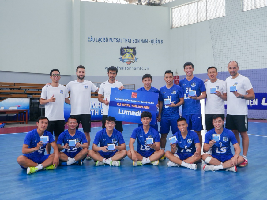 Lumedi-V đồng hành cùng CLB Futsal Thái Sơn Nam