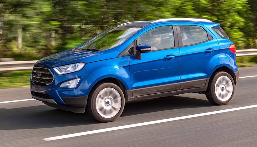 Ford EcoSport là mẫu xe ô tô 5 chỗ gầm cao tiết kiệm nhiên liệu nhất hiện nay. Ảnh: Tuấn Nguyên