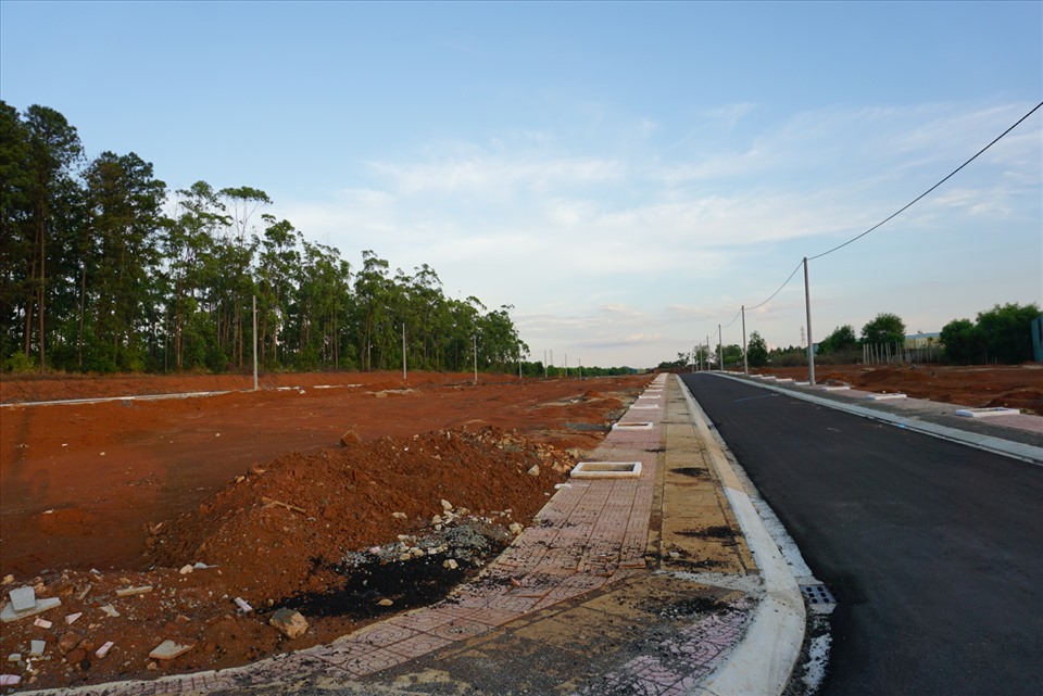 Dự án khu dân cư xã Chư HDrông (cũ), phường Chi Lăng, TP.Pleiku. Ảnh T.T