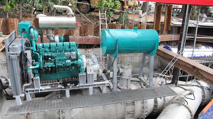 Sở Xây dựng TPHCM kiến nghị tiếp tục thuê “siêu máy bơm” trong mùa mưa 2022.  Ảnh: M.Q