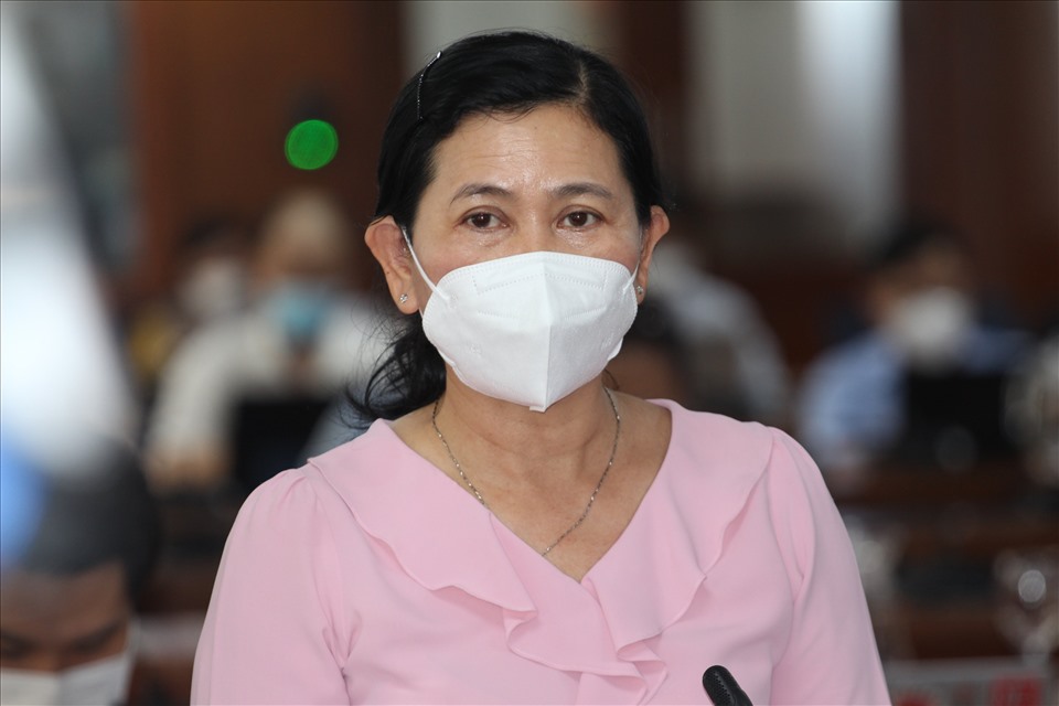 bà Nguyễn Thị Huỳnh Mai – Chánh Văn phòng Sở Y tế TPHCM