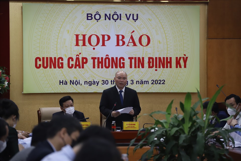 Quang cảnh buổi họp báo.