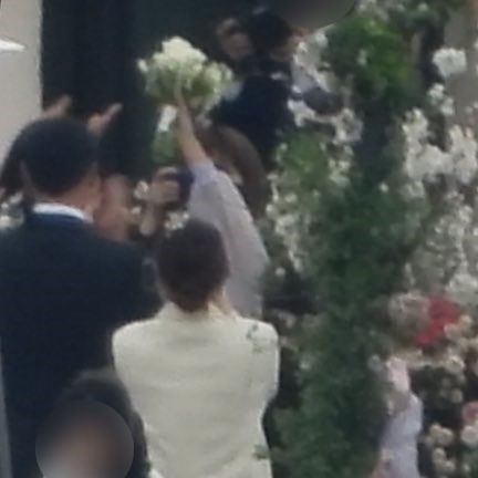 Hình ảnh tại đám cưới của Son Ye Jin do truyền thông Hàn tiết lộ. Ảnh: Twitter.