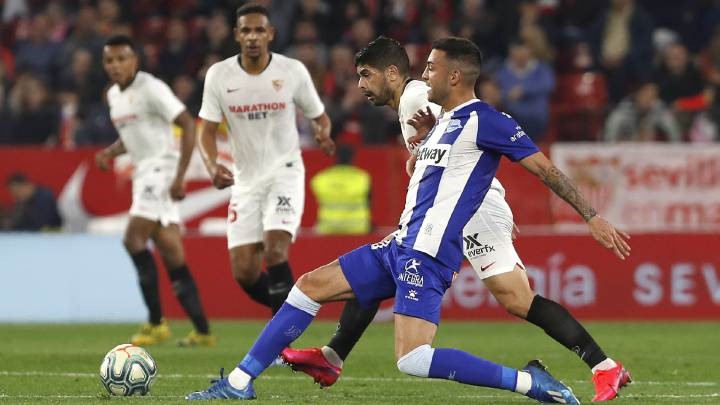 Sevilla đang bám đuổi Real gắt gao. Ảnh: Diario AS