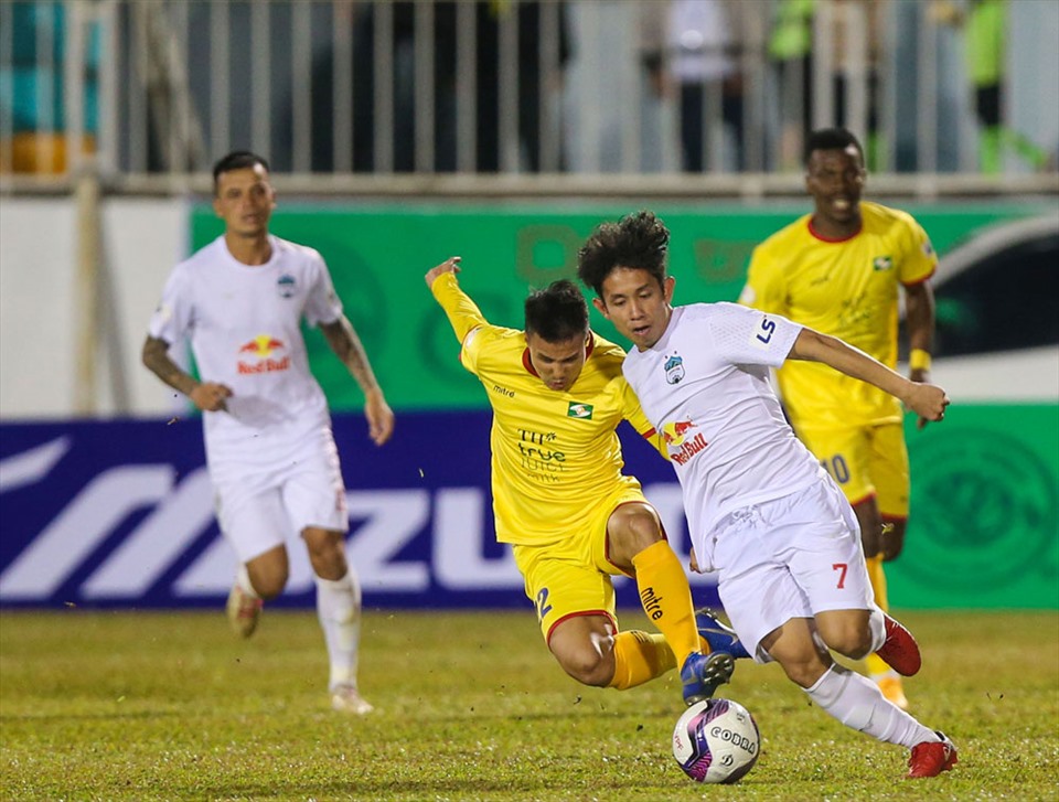 Hoàng Anh Gia Lai đang có chuỗi 6 trận bất bại trên sân khách liên tiếp tại V.League. Ảnh: VPF
