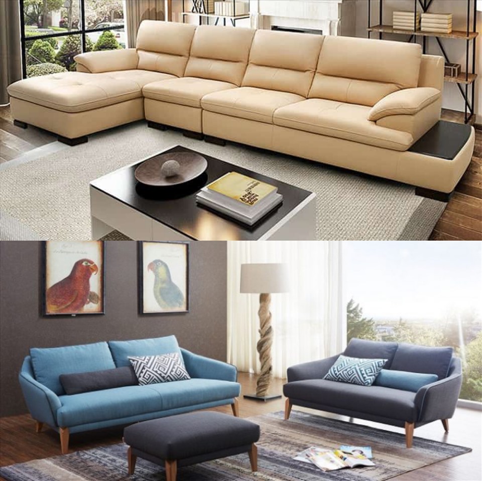 Đa dạng kích thước và mẫu mã, sofa là lựa chọn phù hợp với nhiều không gian nhà ở khác nhau. Đồ họa: Thùy Dương
