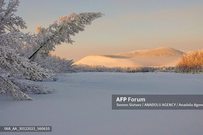 Oymyakon là một trong những khu định cư có người ở lạnh nhất trên thế giới. Ảnh: AFP