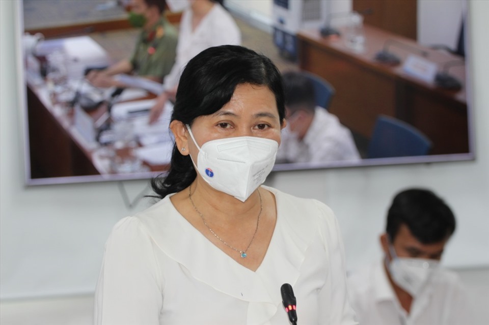 bà Nguyễn Thị Huỳnh Mai – Chánh Văn phòng Sở Y tế TPHCM