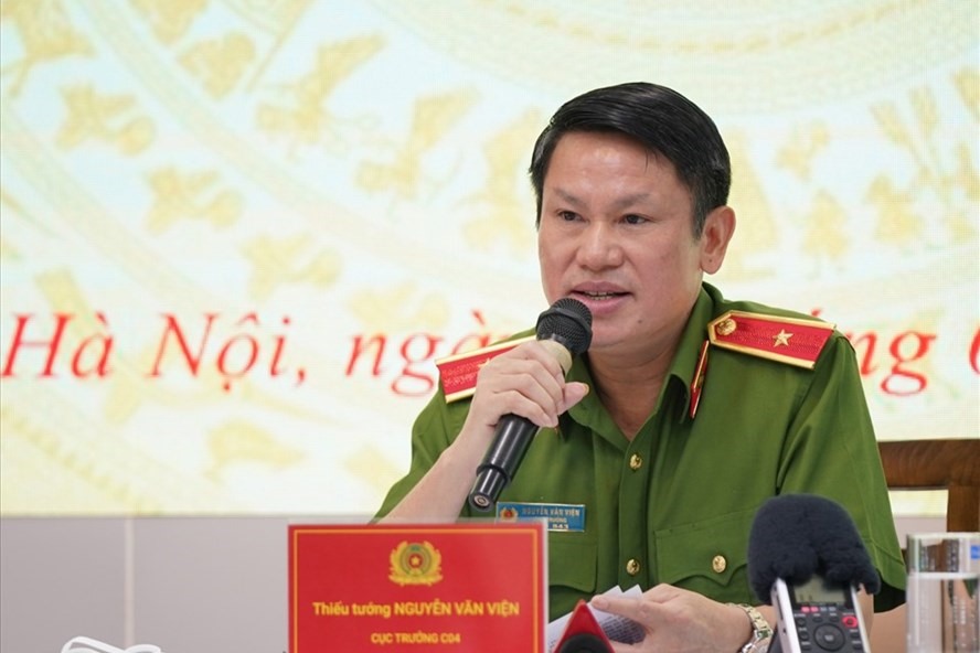 Thiếu tướng Nguyễn Văn Viện - Cục trưởng Cảnh sát điều tra tội phạm về ma tuý. Ảnh: V.D