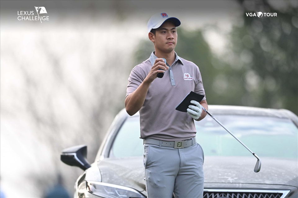 Golfer Trương Chí Quân được đánh giá cao nhưng có màn khởi động chưa tốt. Ảnh: BTC