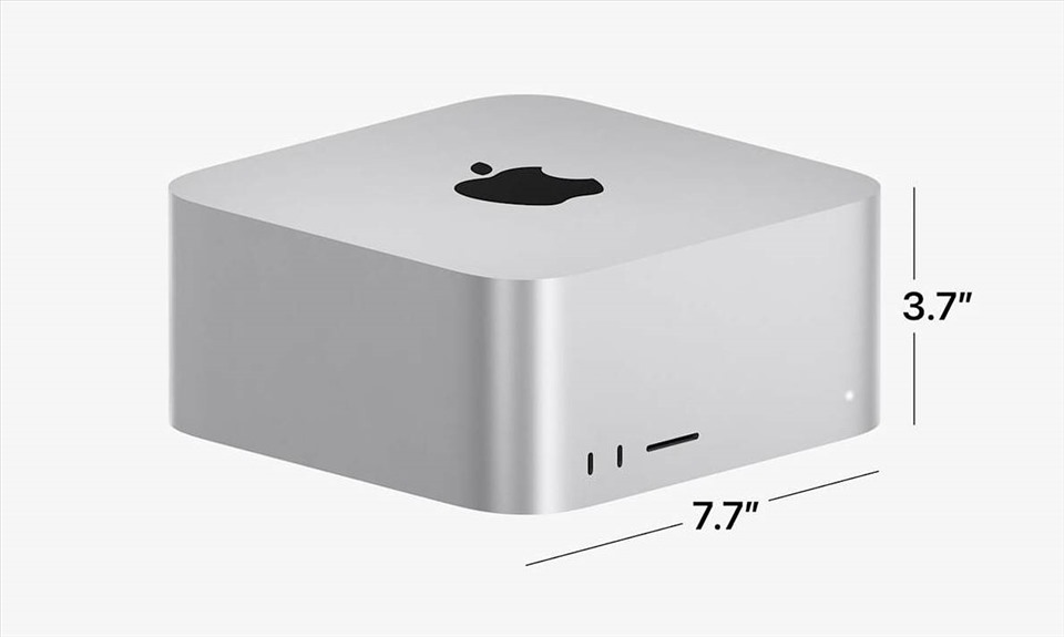 Thiết kế của Mac Studio mới ra mắt của Apple. Ảnh: Apple