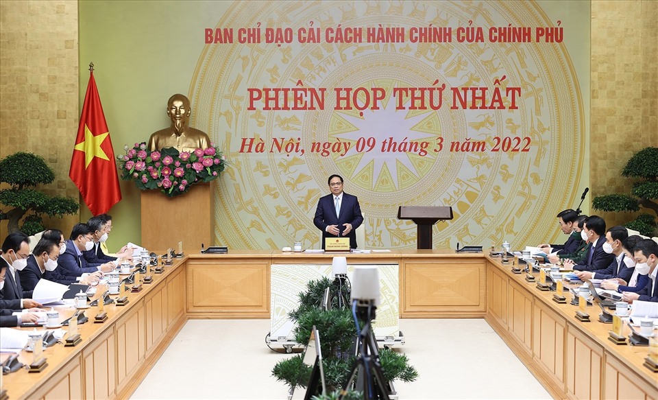 Thủ tướng Phạm Minh Chính chủ trì phiên họp. Ảnh: Dương Giang