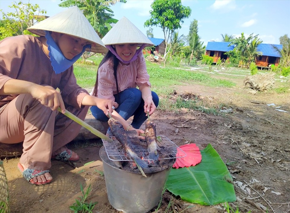 Cà Mau điểm đến 2022 sẽ tái diễn lại cảnh nông thôn xưa. Ảnh: Nhật Hồ