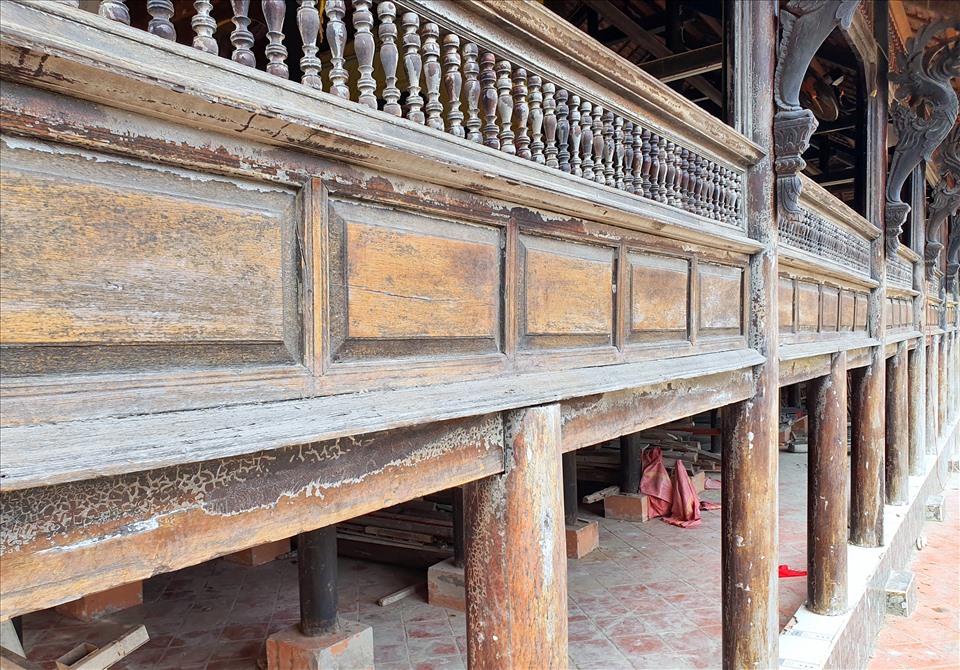 Ngôi sala này đã qua trăm năm nhưng theo Thượng tọa Tăng Sa Vong, nhà chùa chưa trùng tu, sửa chữa gì nhiều, chỉ thay một số cây kèo, đòn tay bị mục.