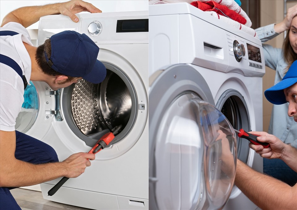 Nếu máy giặt có mùi hôi, ẩm mốc và khi giặt phát ra tiếng ồn thì lúc này cần vệ sinh và bảo dưỡng máy ngay. Ảnh minh họa: Thảo Hương