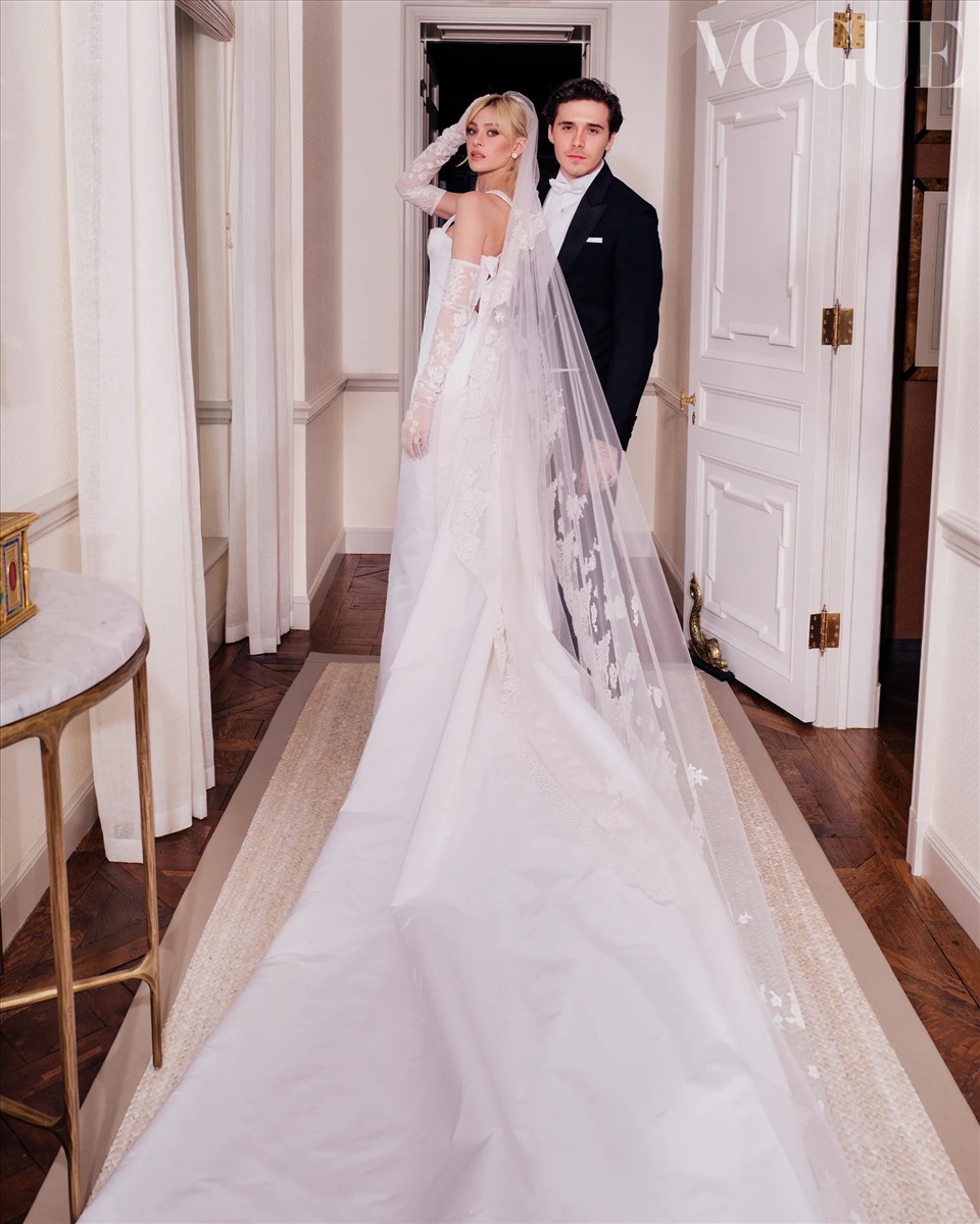 Đám cưới của cặp đôi nhà Beck-Peltz tiêu tốn chi phí lên đến 3,5 triệu USD. Ảnh: Vogue.
