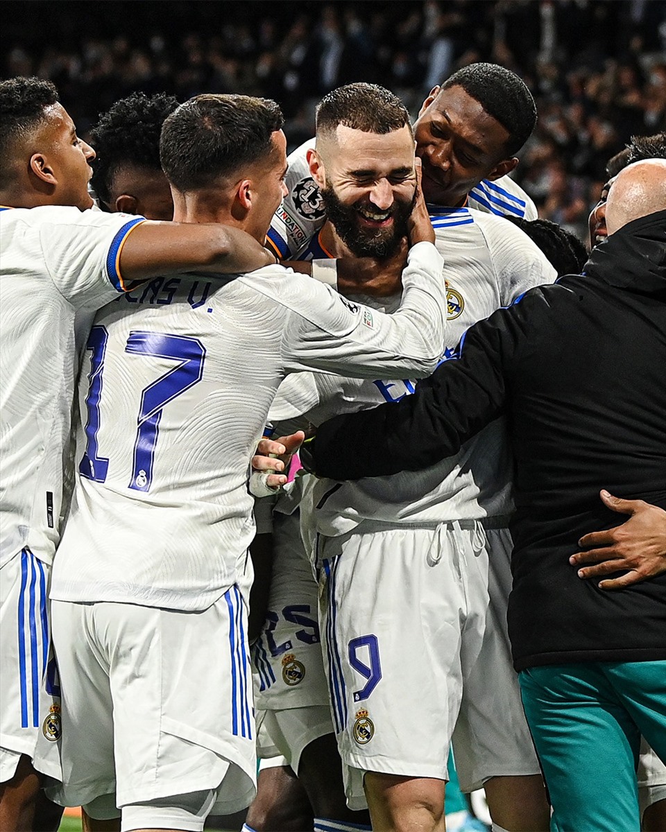 Real Madrid có lần thứ 10 vào bán kết trong 12 mùa giải liên tiếp còn Chelsea không thể bảo vệ thành công ngôi vô địch. Ảnh: AFP