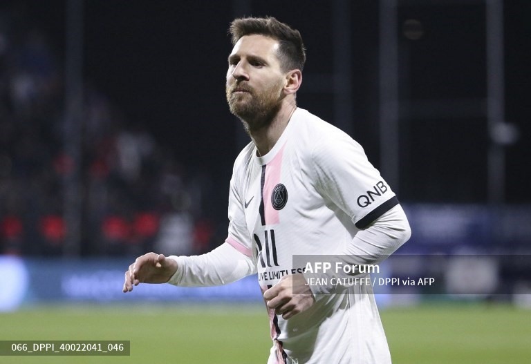 Messi vẫn chưa thể tìm lại chính mình ở PSG. Ảnh: AFP