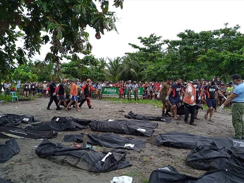 At least 123 people died after Typhoon Megi in the Philippines.  Photo: AFP