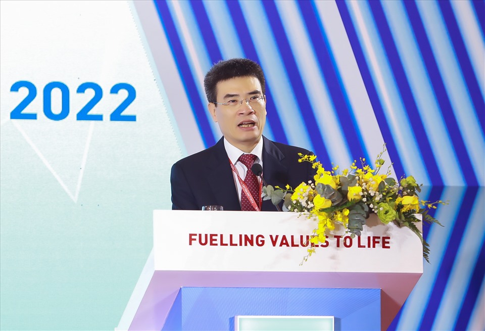Ông Dương Mạnh Sơn – Chủ tịch Hội đồng quản trị PV GAS khai mạc cuộc họp ĐHĐCĐ 2022.