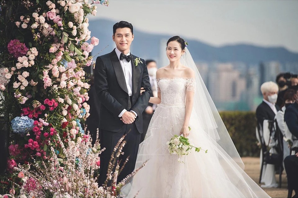 Hình ảnh trong đám cưới Hyun Bin - Son Ye Jin.