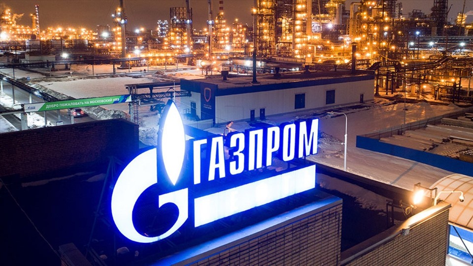 Tập đoàn năng lượng Nga Gazprom. Ảnh: AFP