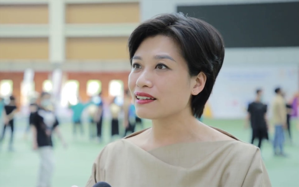 Bà Trần Ly Ly - Đạo diễn chương trình Lễ Khai mạc SEA Games 31. Ảnh: H.A