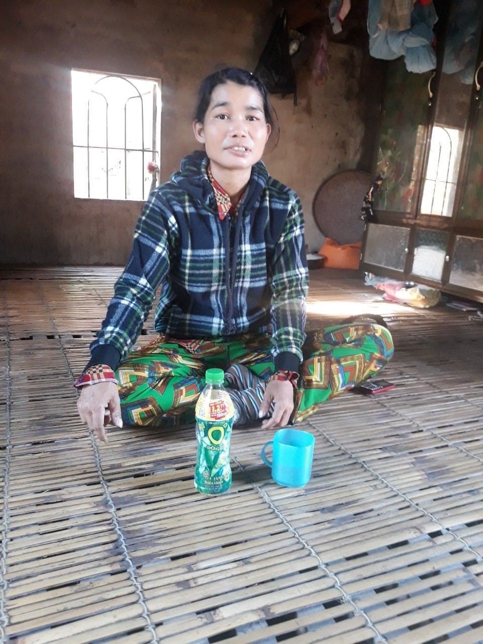 Chị La Lan Thị Bông – người trở thành tỉ phú khi uống nước giải khát của Tân Hiệp Phát vào năm 2021. Ảnh: THP