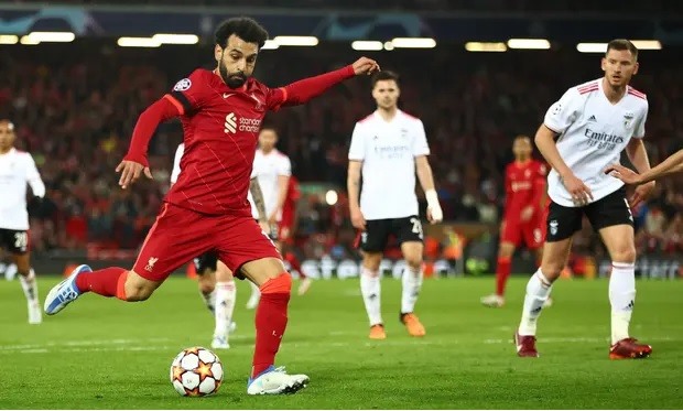 Salah và các đồng đội đang ở cửa trên so với Man City trước lần tái đấu. Ảnh: UEFA