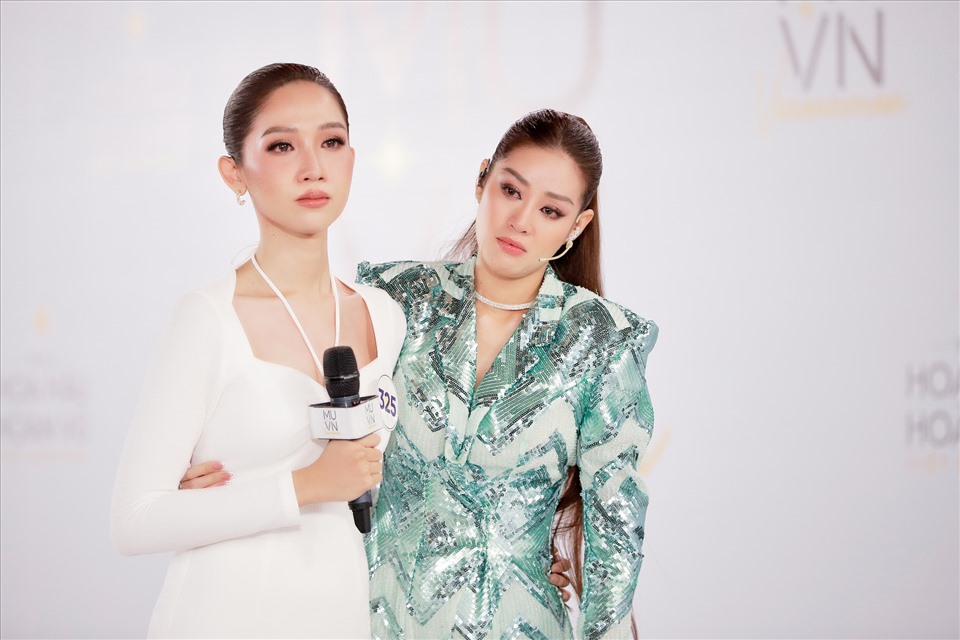Khoảnh khắc Đỗ Nhận Hà nhận vé vàng vào top 71 Hoa hậu Hoàn vũ Việt Nam 2022. Ảnh: MUVN.
