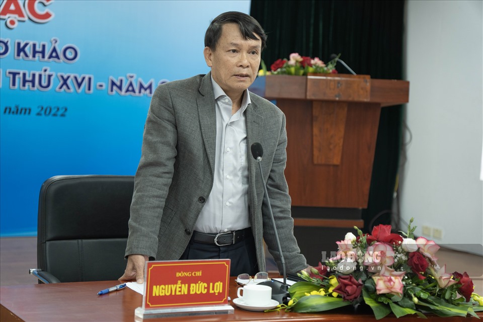 Phó Chủ tịch Thường trực Hội Nhà báo Việt Nam, Chủ tịch Hội đồng sơ khảo Giải Báo chí quốc gia năm 2021 Nguyễn Đức Lợi. Ảnh: PV
