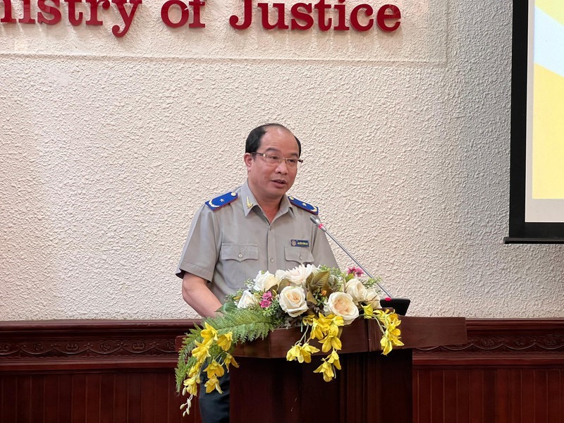 Phó Tổng Cục trưởng Tổng Cục THADS Nguyễn Thắng Lợi phát biểu tại Hội nghị. Ảnh: Mai Phương